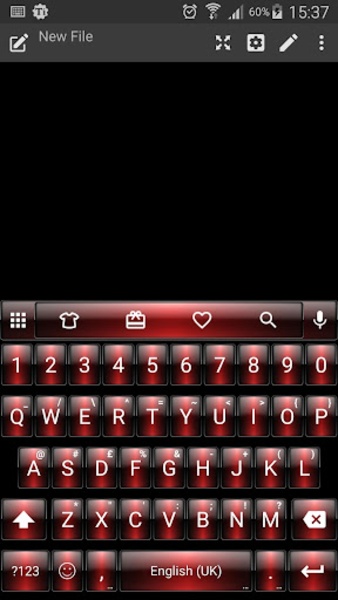 Theme Dusk Red for Emoji Keyboard - Preview 6