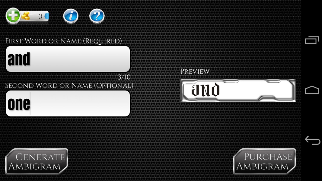 Ambigram Generator - Preview 3