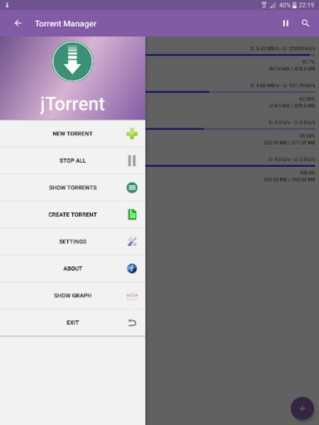 jTorrent - Preview 1