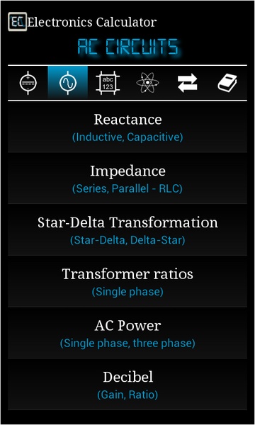 Electronics Calculator - Preview 10