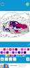 Car coloring games - Color car screenshot 1