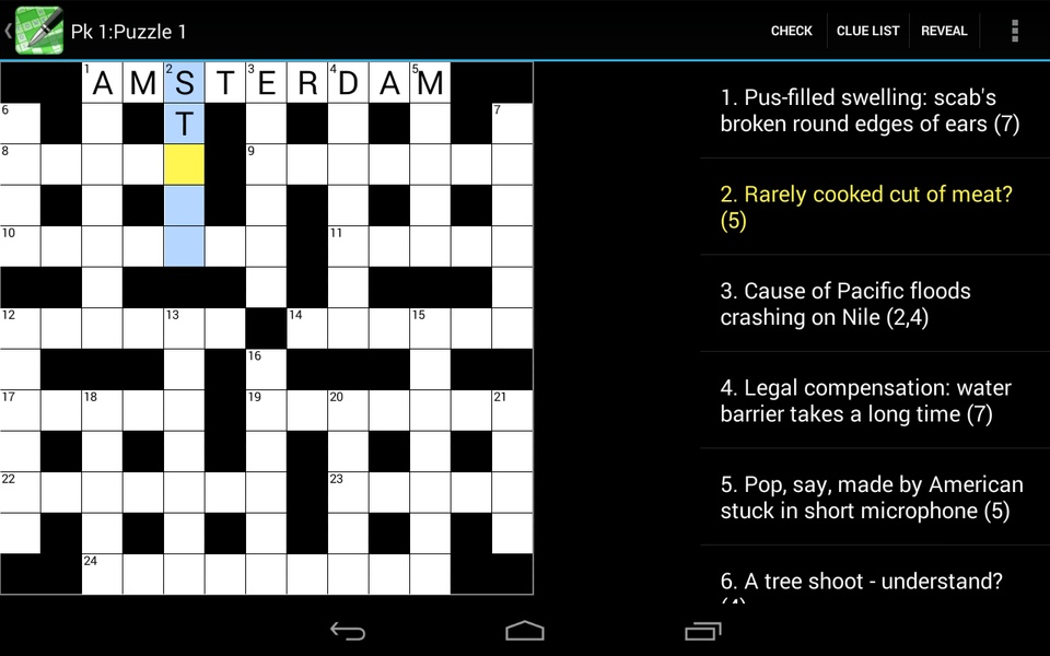Crossword Cryptic Lite - Preview 4