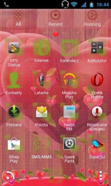 Fabulous Hearts Launcher Theme - Preview 1