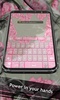 GO Keyboard Pink Flower Theme screenshot 2