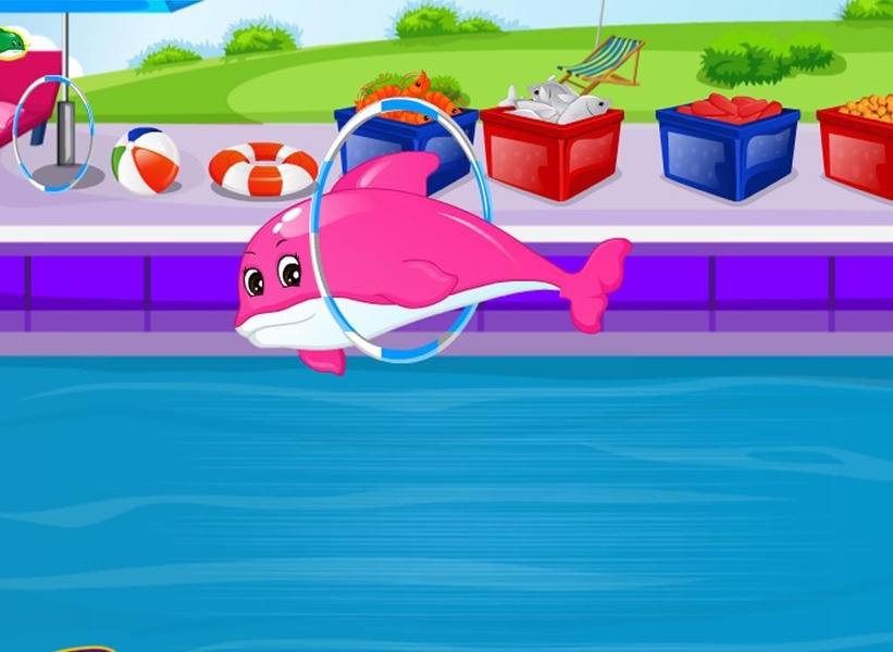 cute dolphin caring - Preview 1
