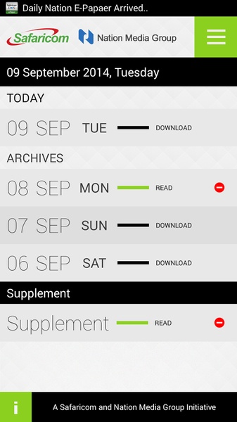 Safaricom Daily Nation Reader - Preview 5