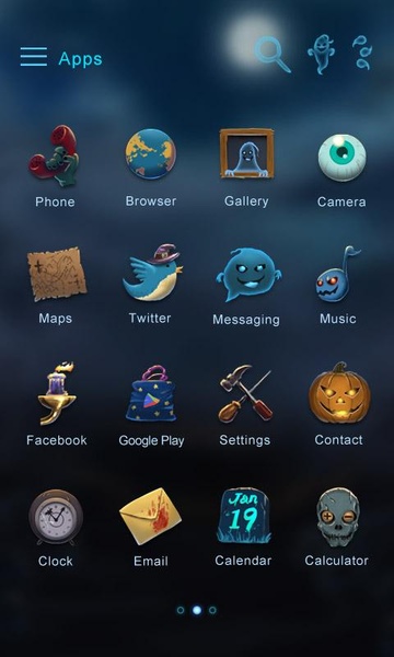 Halloween GOLauncher EX Theme - Preview 2