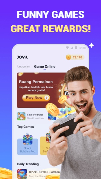 JOYit - Play to earn rewards for Android - Download the APK from Uptodown