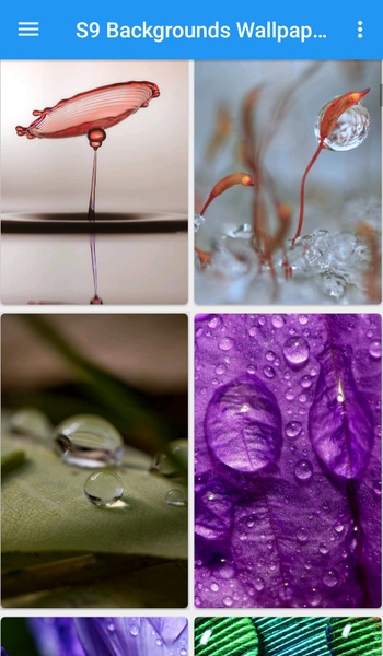S9 Backgrounds Wallpapers Water Drop HD - Preview 2
