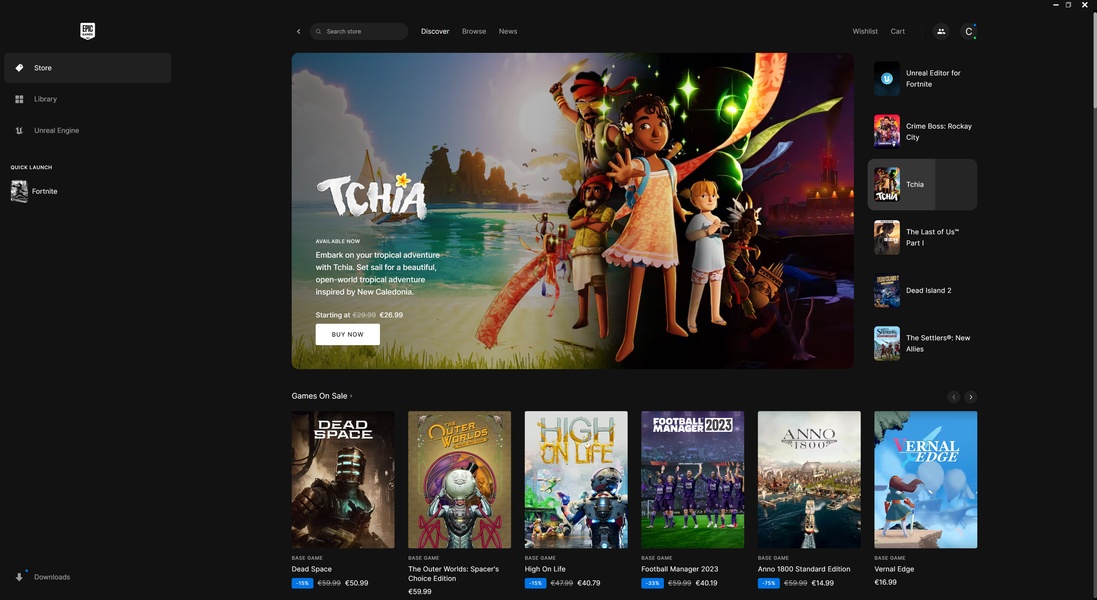 Epic Games Store Launcher for Windows - Download it from Uptodown