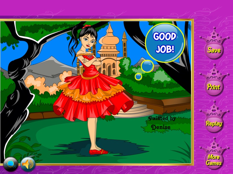 Coloring Princesses - Preview 1