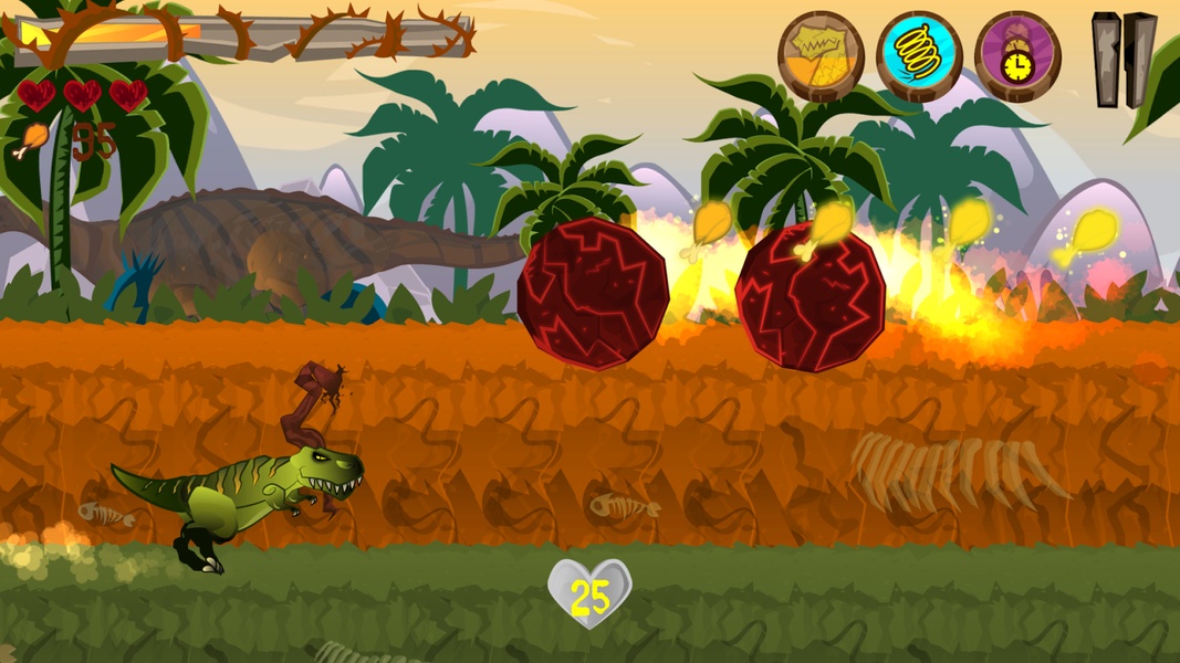 Dino the Beast: jogo de dinossauros para usuários do Windows Phone