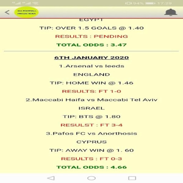 Soccer deals predictions 365