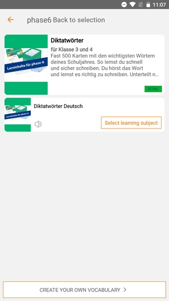 Memorize german vocabulary - Preview 7