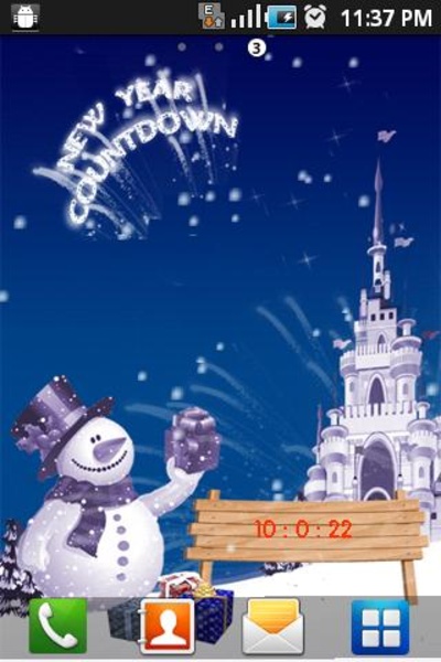 New Year Sky Live Wallpaper - Preview 4