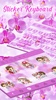 Orchid Flower Keyboard screenshot 2