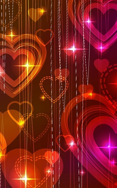 Neon Hearts Live Wallpaper - Preview 2