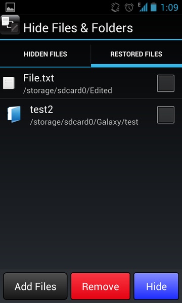 Hide Files & Folders - Preview 7