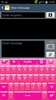 Pink Keyboard for S4 screenshot 5
