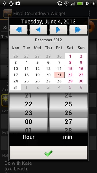 Final Countdown Widget - Preview 1