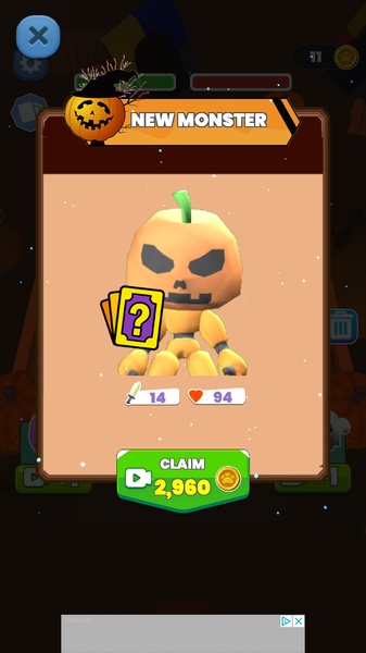 Halloween Merge: Blue Monster - Preview 4