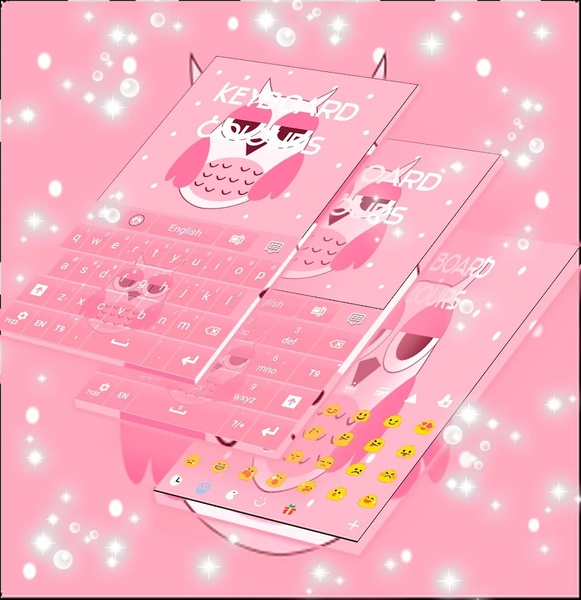Keyboard Colours Pink - Preview 3