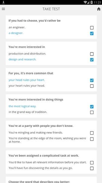 Personality Match - Preview 3