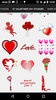 Valentine's day photo stickers screenshot 2