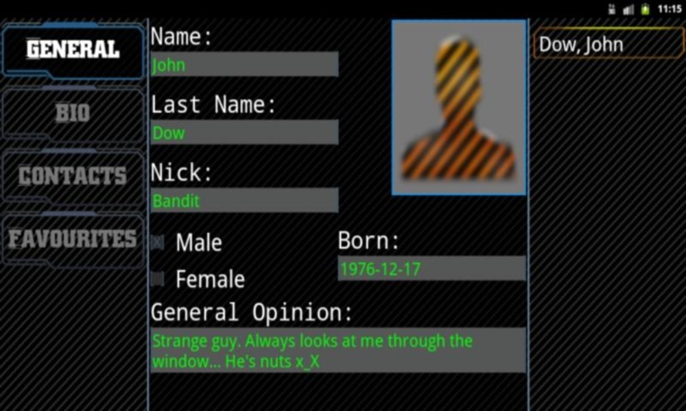 Spy Profile - Preview 2