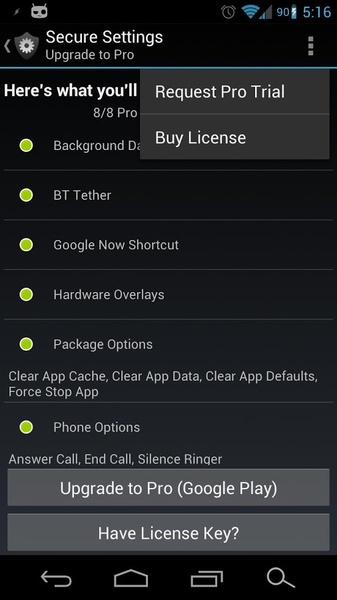 Secure Settings - Preview 1