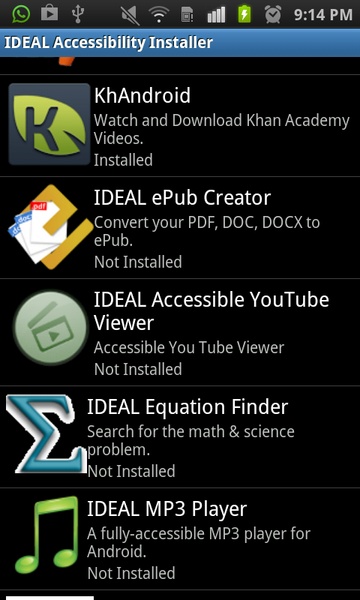 IDEAL Accessibility Installer - Preview 1