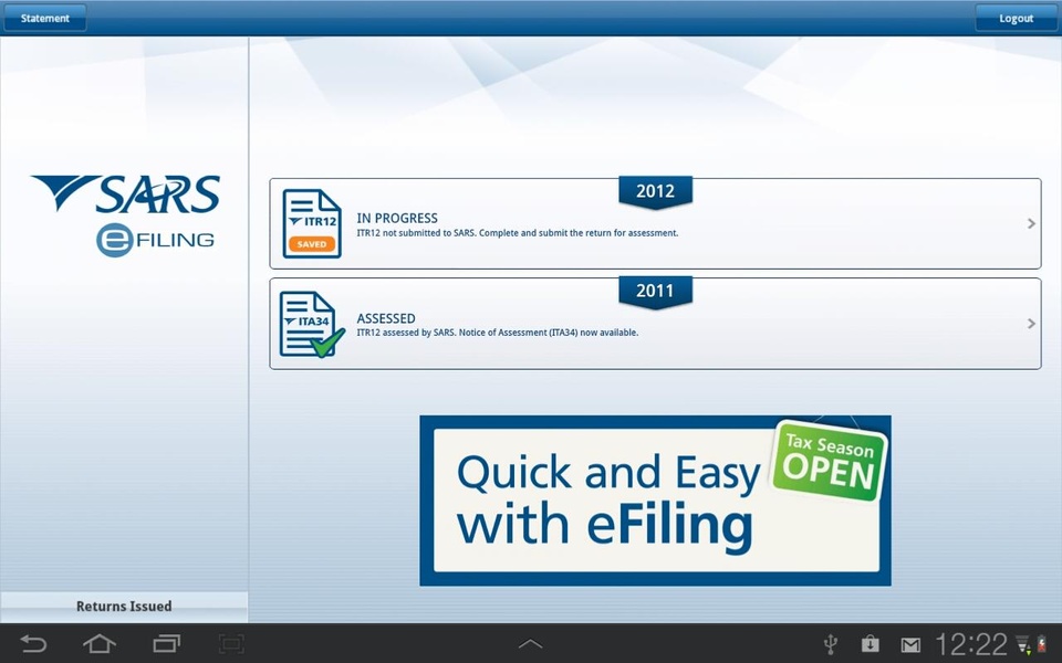 SARS eFILING - Preview 5