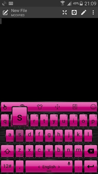 Theme x TouchPal Frame Pink2 - Preview 6