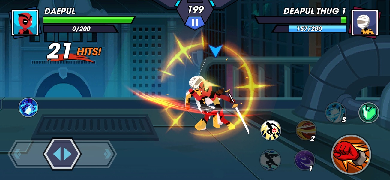 Play Stickman Fighter Infinity Super Action Heroes