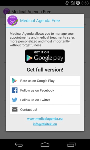 Medical Agenda Free - Preview 1
