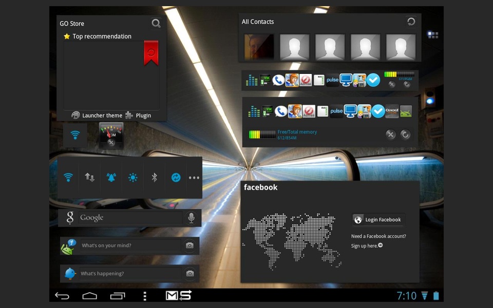 GOWidget Ice Cream Sandwich Theme - Preview 3