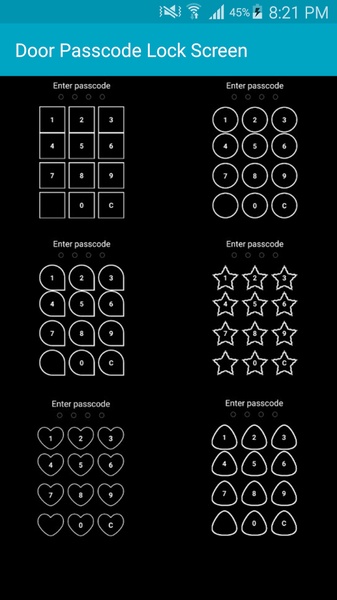 Door Passcode Lock Screen - Preview 1