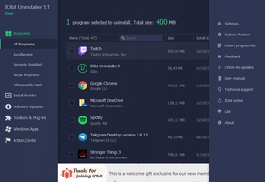 IObit Uninstaller screenshot 1