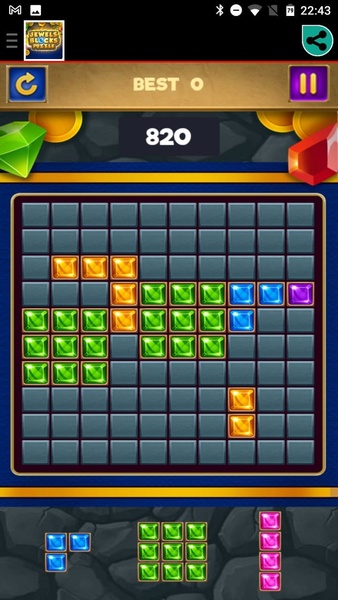 Jewels Blocks Puzzle Game - Preview 4