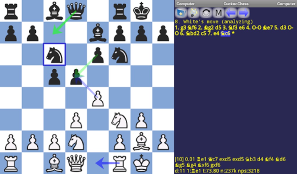 Best Free Android Apps: DroidFish - Stockfish chess engine - LinuxLinks