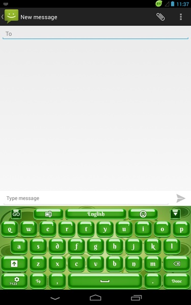 GO Keyboard Green - Preview 4