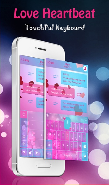 Love Heartbeat TouchPal Theme - Preview 5
