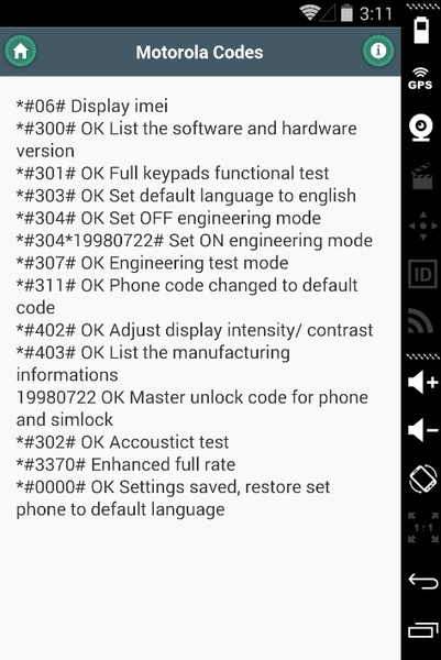 MobilePhoneCodes - Preview 2