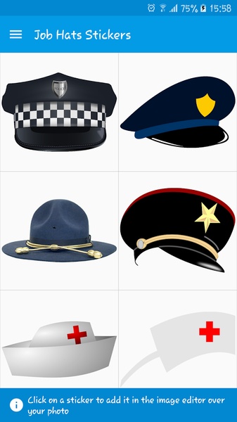 Job Hats Stickers - Preview 7