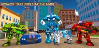 Tiger Robot Police Car Games screenshot 3