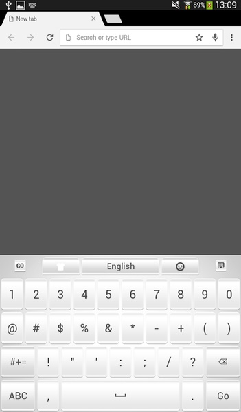 GO Keyboard White Theme - Preview 4
