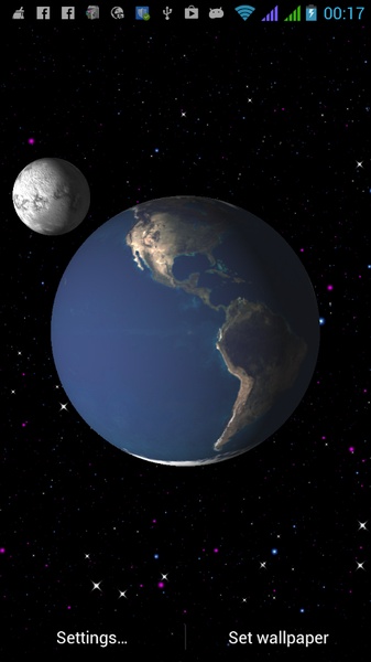 Earth Universe 3D Live Wallpaper Free - Preview 6