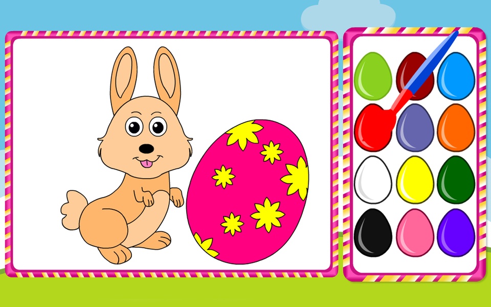 Bunny and Friends Coloring - Preview 1