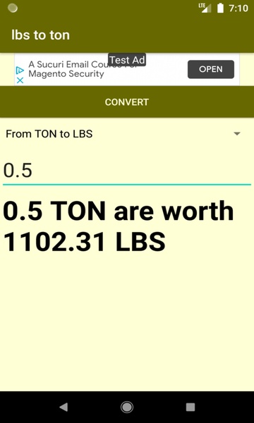 lbs to ton converter - Preview 1