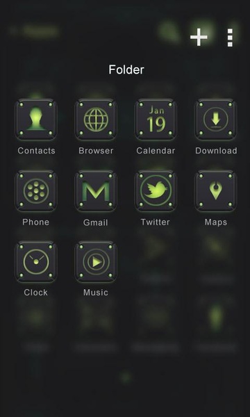 Control GOLauncher EX Theme - Preview 1